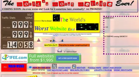 Дизайнери створили найдратівливіший сайт в усьому інтернеті
