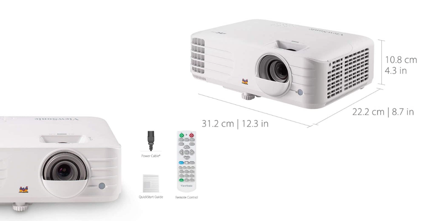 ViewSonic PX701 projector for house projection mapping
