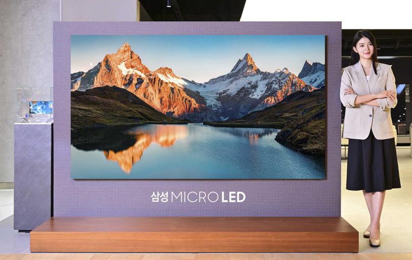 Samsung начала продавать огромный телевизор с дисплеем Micro LED стоимостью более $100 000 с большим количеством подарков