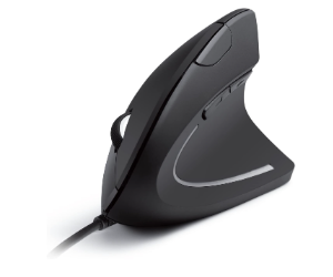 Perixx PERIMICE-713 L , mouse verticale ergonomico per mancini, nero