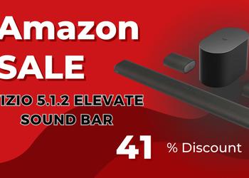 VIZIO 5.1.2 Elevate Sound Bar with Dolby Atmos - Buy Now $325 Off!