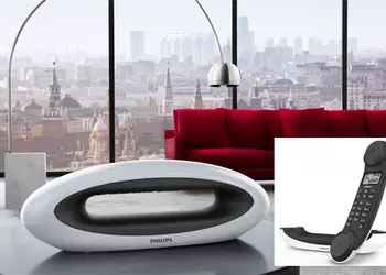 Philips Mira: дизайнерский беспроводный телефон с автоответчиком