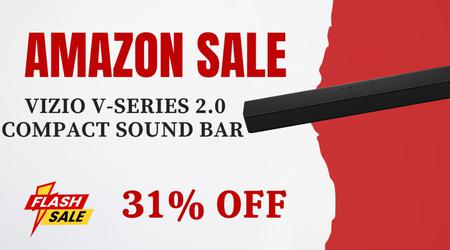 VIZIO V-Series 2.0 Compact Sound Bar - Now $24 Limited Discount!