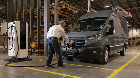 Ford replaced the new electric van with a gasoline model