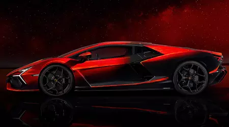 The world's only Lamborghini Revuelto with hand-painted flames on the bodywork has travelled to China