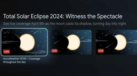 Google TV will broadcast the best places to watch the solar eclipse for free