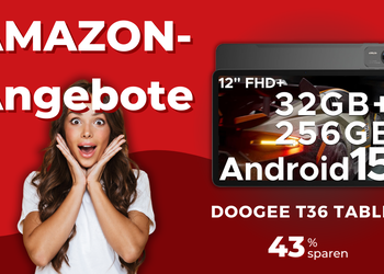 DOOGEE T36 Android 15 Tablet - Massive 150€ price reduction at Amazon!