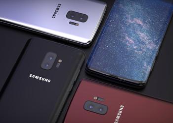 Videoconcept of the flagship Samsung Galaxy S10: four cameras, miniature frames and no cut-out on the screen