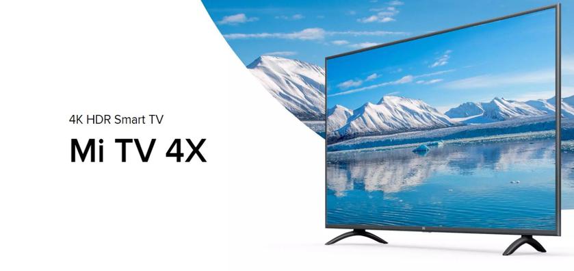 Xiaomi представила 55-дюймовый 4K-телевизор Mi TV 4X 2020 Edition за $490