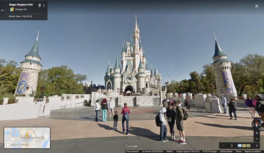 В Google Street View появились прогулки по Диснейленду