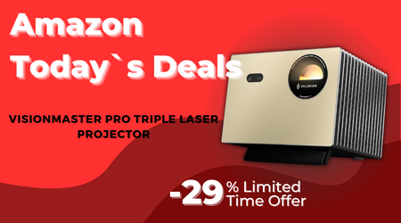 VisionMaster Pro Triple Laser Projector – Now $800 Off on Amazon!