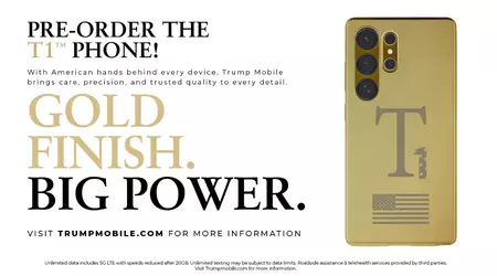 "Trump Mobile's 'American' T1 smartphone turns out to be photoshopped gold