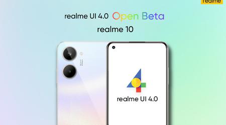 realme 10 gets a beta version of Android 13 with realme UI 4.0