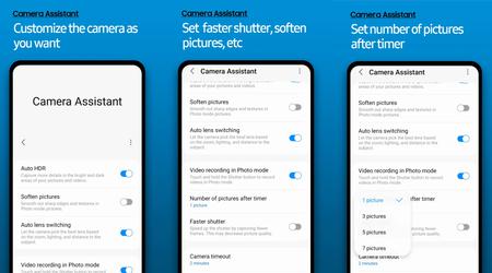 On sait désormais quels smartphones Samsung Galaxy prennent en charge l'application Camera Assistant.