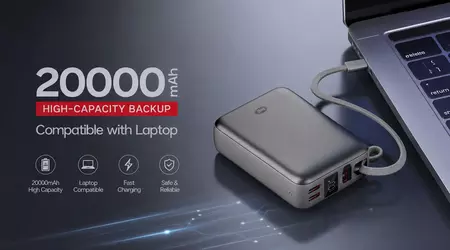 itel Zeno: компактний пауербанки з вбудованим кабелем та потужністю 45 Вт для зарядки ноутбуків