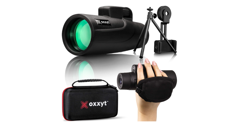 Oxxyt 12x50 bestes monokulares teleskop für das telefon
