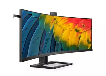 Philips представила 40B1U6903CH: 40-дюймовый монитор с изогнутым 5K-дисплеем и встроенной веб-камерой