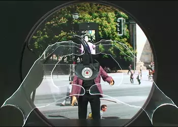 Датчик ориентации в видеокамере Samsung HMX-Q10 (видео)