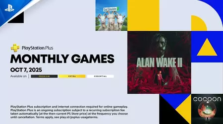 Sony will be giving PS Plus subscribers Alan Wake II, Goat Simulator 3 and Cocoon in October