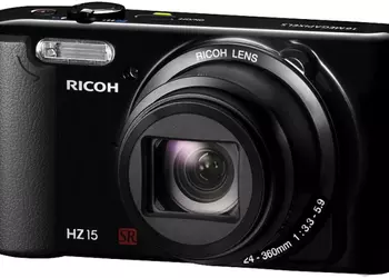Компактная камера с 15-кратным оптическим зумом Ricoh HZ15