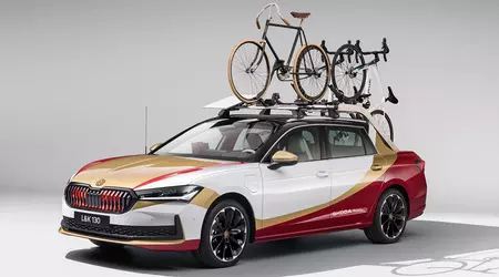 Škoda students transformed a Superb station wagon into a L&K 130 pick-up truck dedicated to bicycles and cycling