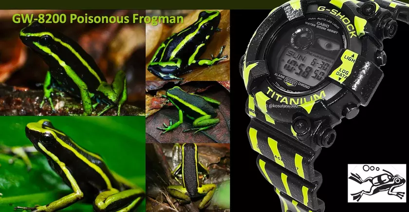 Рассекречено: Первое фото Casio Frogman GW-8200TPF Poison Dart