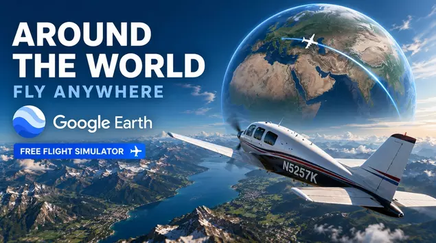 Google Earth now has a free ...