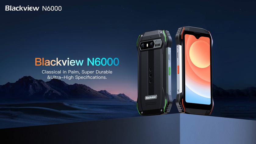 Blackview N6000: компактный защищённый смартфон с экраном на 4.3 дюйма, чипом Helio G99 и камерой на 48 МП по акционной цене