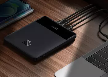 Baseus 100W: пауэрбанк на 20000 мАч для ноутбуков, смартфонов и планшетов за $49