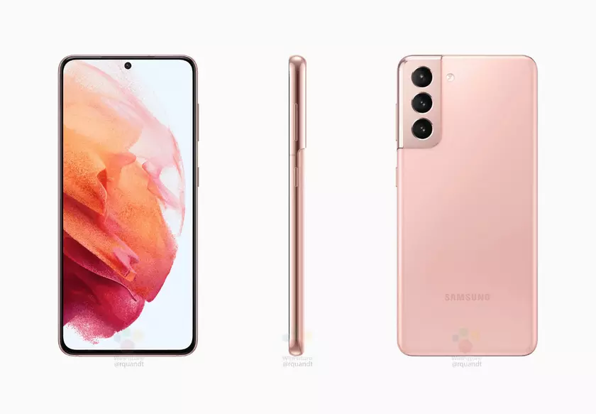 Samsung Galaxy S21, Galaxy S21+ и Galaxy S21 Ultra показались на официальных рендерах со всех сторон