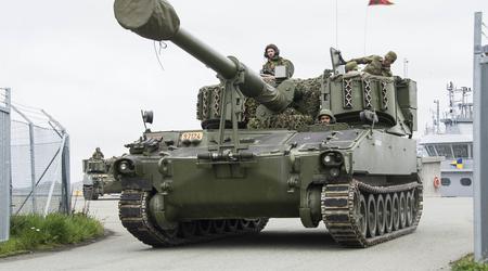 Video von Übungsschüssen aus norwegischen Panzerhaubitzen des Typs M109A3GN während Übungen veröffentlicht