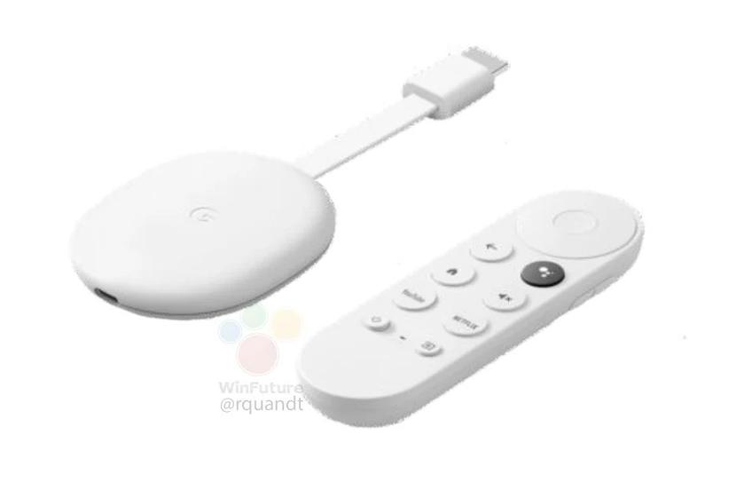 Компактную ТВ-приставку Google Chromecast with Google TV показали на рендерах