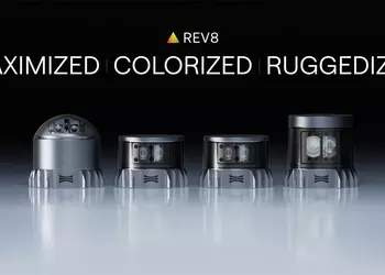 Цветное зрение для роботов: Ouster представила лидары серии Rev8 OS