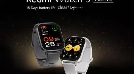 Redmi Watch 5 Active : écran de 2 pouces, autonomie de 18 jours et HyperOS embarqué pour 33 $.