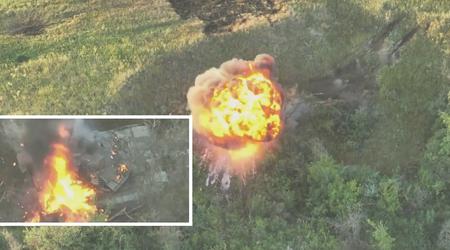 FPV-безпілотник за $500 точним влучанням ефектно знищив російський танк Т-90М вартістю щонайменше $2,5 млн