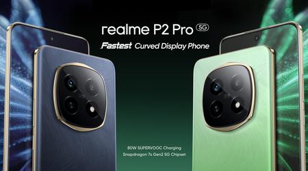 Realme P2 Pro: display AMOLED a 120Hz, chip Snapdragon 7s Gen 2 e ricarica a 80W per 262 dollari