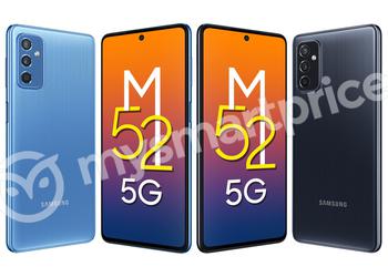 An insider has shown what the Samsung Galaxy M52 5G will look like: a smartphone with a 120Hz screen, triple camera and Snapdragon 778G chip