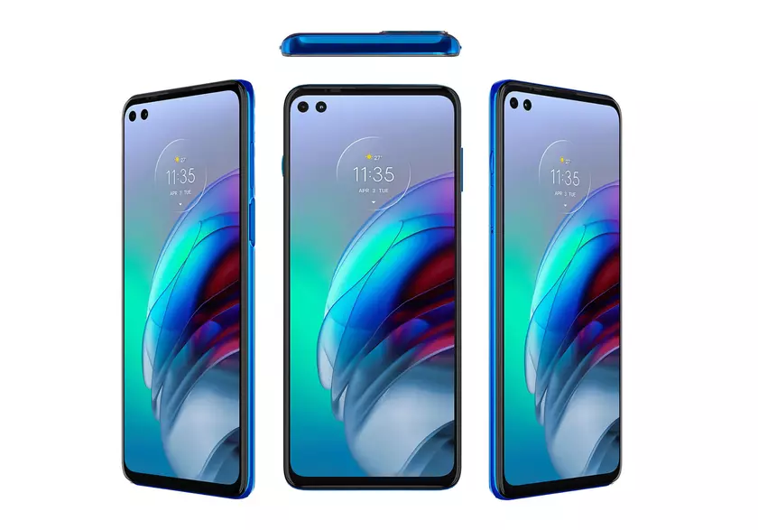 Эван Бласс показал внешний вид бюджетного флагмана Moto G100 в расцветке Iridescent Ocean