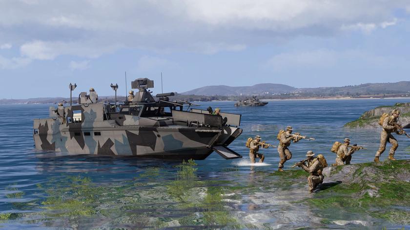 Для Arma 3 вышло дополнение Expeditionary Forces, которое посвящено морской пехоте и сражениям на воде