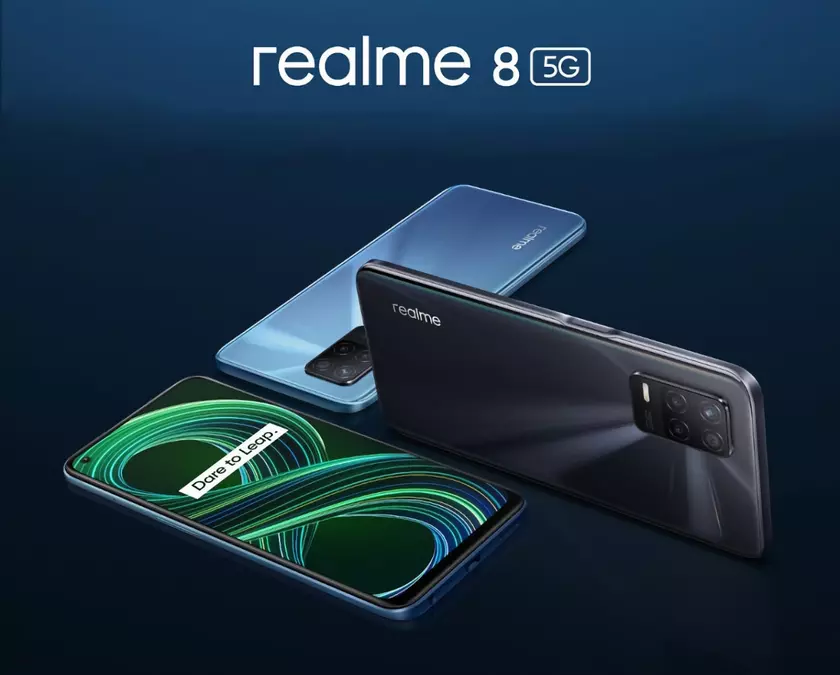 Официально: Realme 8 5G с чипом MediaTek Dimensity 700 дебютирует 21 апреля