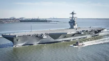 The US Navy sent the world's largest aircraft carrier USS Gerald R. Ford worth more than $13 billion to Turkey
