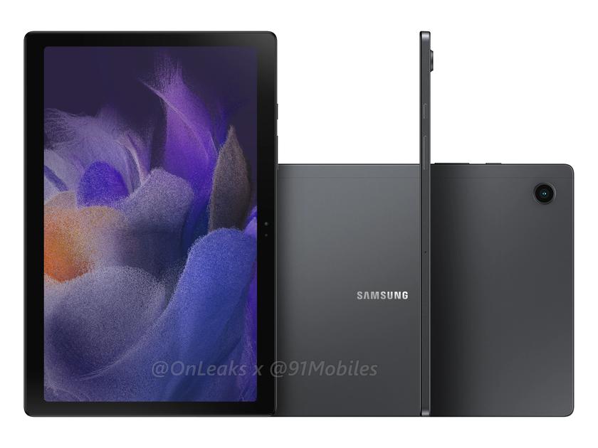 Инсайдер раскрыл характеристики и показал рендеры нового доступного планшета Samsung Galaxy Tab A8 2021