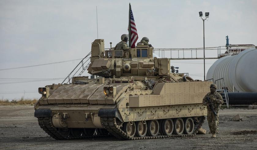 Вооружённые Силы Украины получили боевые машины пехоты M2A2 Bradley с американской динамической защитой Bradley Urban Survival Kit