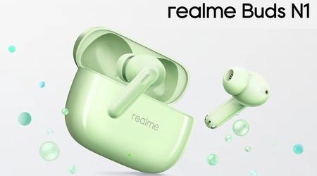 realme Buds N1: драйвери на 12.4 мм, ANC, захист IP55 та підтримка Spatial Audio за $29 