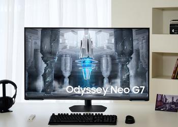 Samsung рассказала когда игровой монитор Odyssey Neo G7 (G70NC) с 43-дюймовым 4K Mini LED экраном на 144 Гц выйдет на глобальном рынке