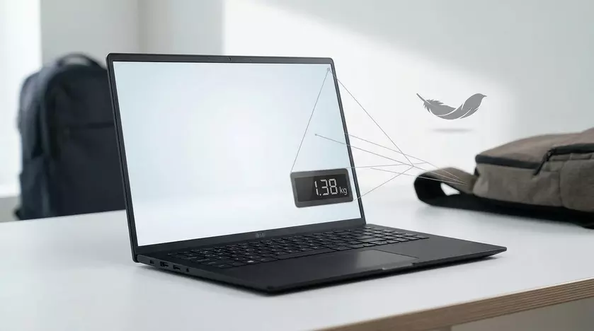 Ноутбук LG Gram Pro 17 черного цвета