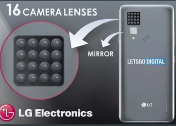 LG запатентовала смартфон с камерой на 16 модулей