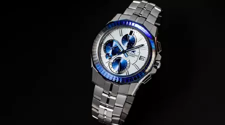 Casio has unveiled the Oceanus Manta luxury watch with a titanium case and sapphire crystal bezel