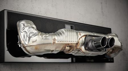 Porsche Design made a music speaker out of a Porsche 992 GT3 exhaust pipe and will sell it for $12,000