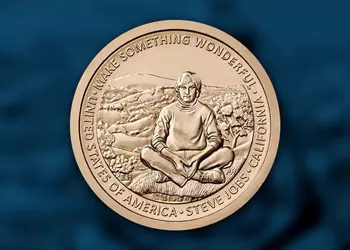 Изображение основателя Apple Стива Джобса появится на однодолларовой монете США